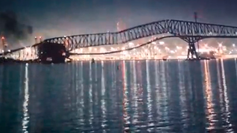 Biden ordena reconstrucción del puente y reapertura del puerto en Baltimore «lo antes posible»