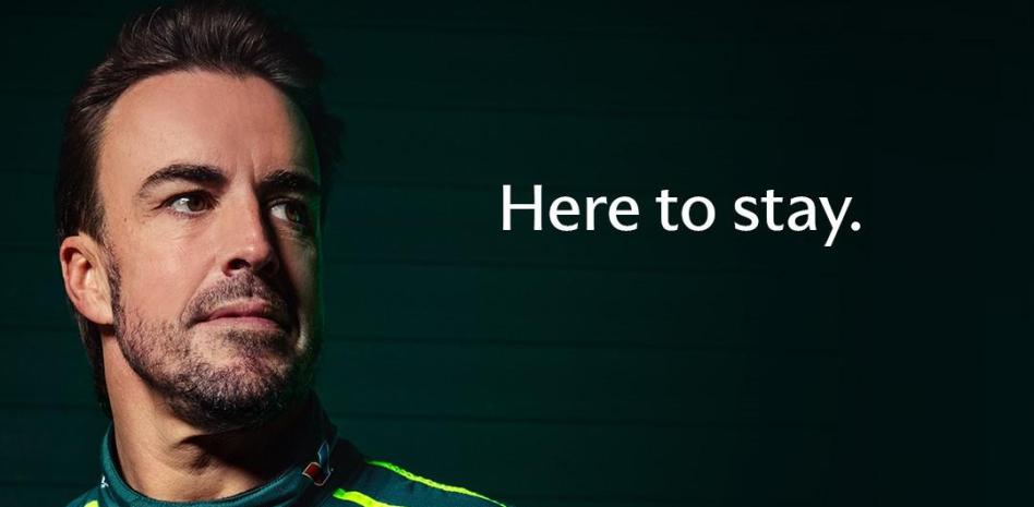El piloto español Fernando Alonso renueva con Aston Martin